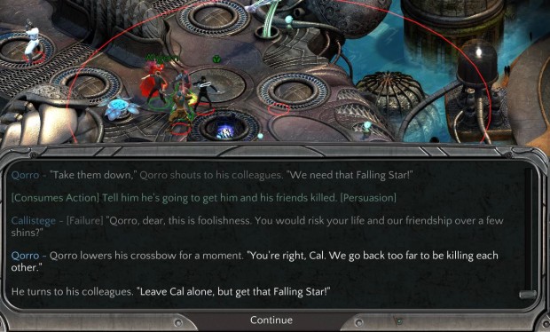 Torment: Tides of Numenera has a heavy focus on dialogue and choices