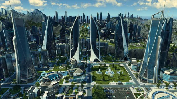 Anno 2025 Frontiers synthetic city screenshot