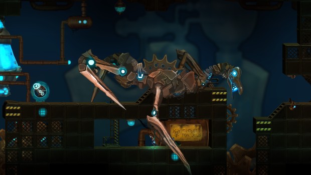 Clockwork screenshot showing a mechanical beast