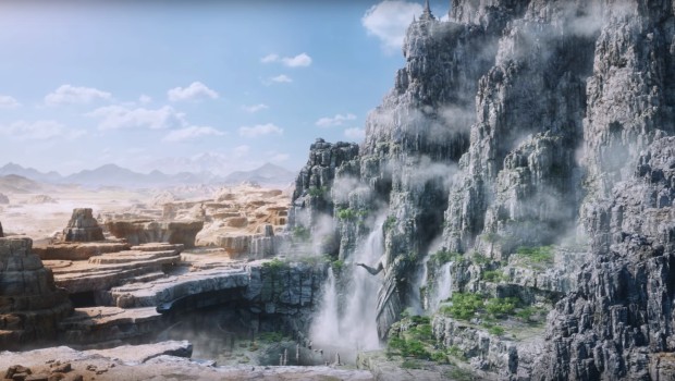 Final Fantasy 14: Stormblood screenshot showing some beautiful locations