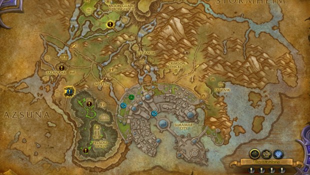 World of Warcraft screenshot showing off a world quest