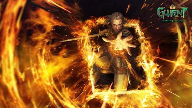 Gwent: The Witcher Card Game Geralt artwork