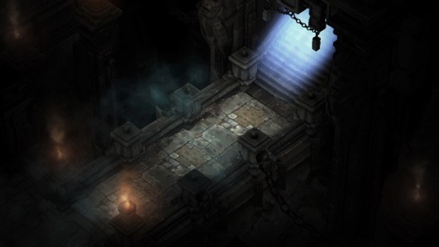 Diablo 1's cathedral entrance recreated in Diablo 3