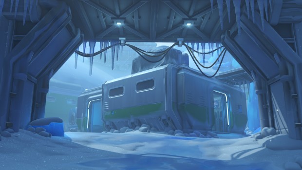 Overwatch Echo Point Antarctica outside of the complex screenshot