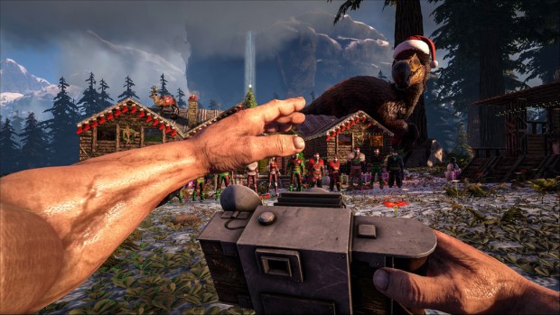 Ark: Survival Evolved's Raptor Claus screenshot