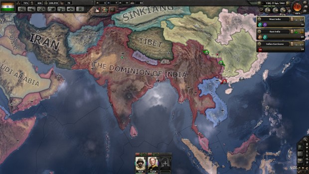Hearts of Iron IV Together for Victory screenshot of India