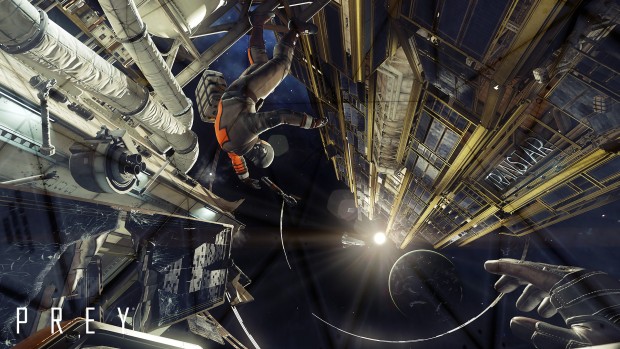Zero gravity flying from the upcoming Prey game