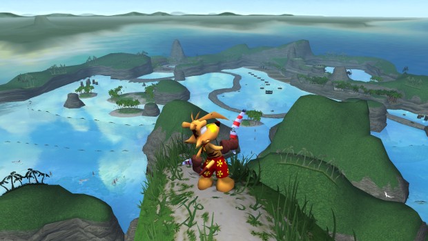 Ty the Tasmanian Tiger Steam version screenshot showing the map from afar