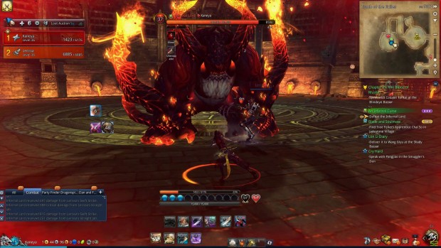 Blade & Soul features very difficult two man bosses