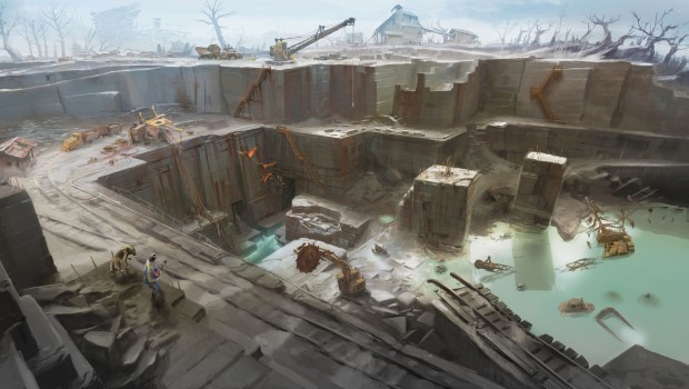 Fallout 4 quarry artwork is rather lovely