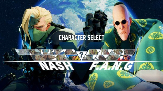 Street Fighter V Nash and F.A.N.G Story Costumes