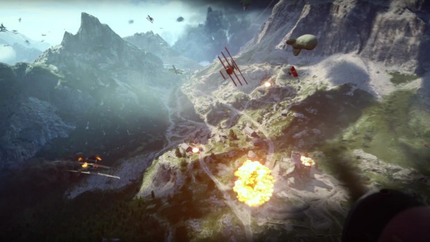An air battle from Battlefield 1