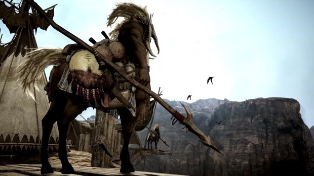 Black Desert Online Valencia expansion screenshot of a Centaur