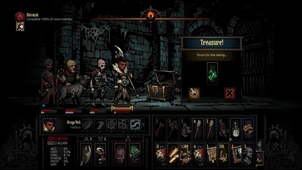 Darkest Dungeon sometimes forces you to leave loot behind