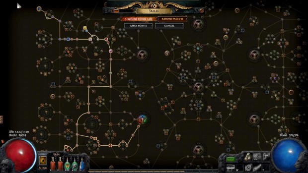 Path of Exile skill tree is ridiculously big