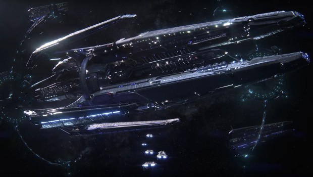Mass Effect: Andromeda giant starship screenshot