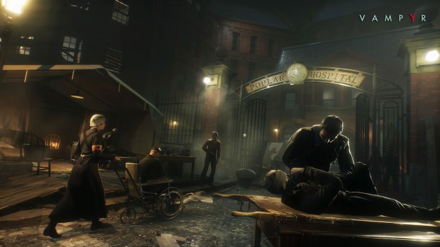 Vampyr gameplay screenshot of a hospital