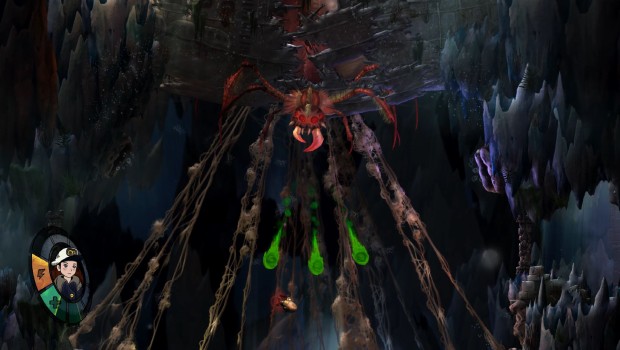 Song of the Deep's underwater spider boss