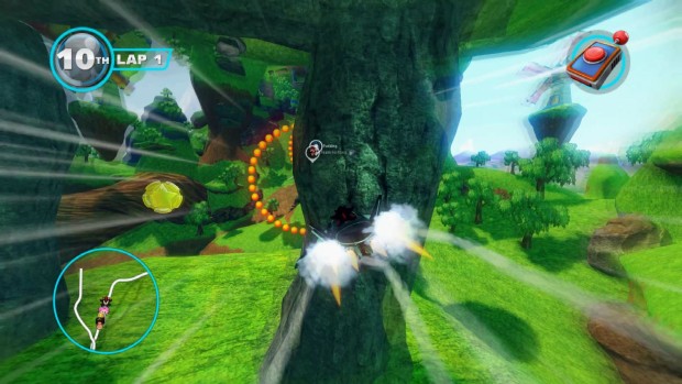 Sonic & All-Stars Racing Transformed features some difficult flying mechanics