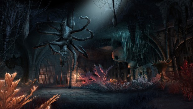 The Elder Scrolls Online's Shadow of the Hist spider dungeon screenshot