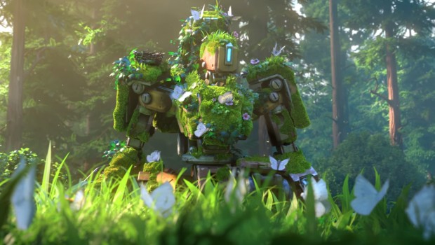 Bastion from the Overwatch last Bastion animated short