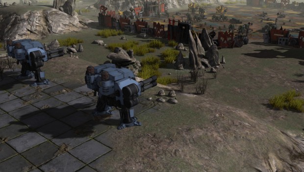 Warhammer 40k: Sanctus Reach Dreadnought unit