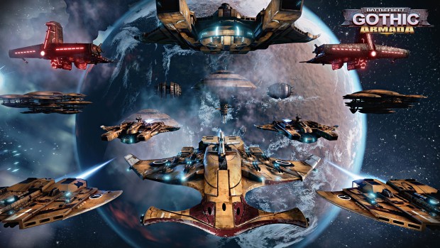 The Tau Empire from Battlefleet Gothic: Armada