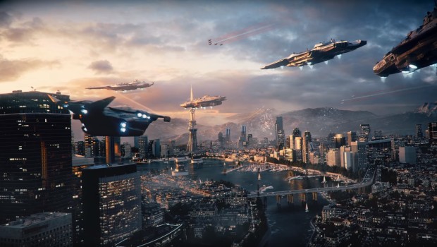 City screenshot from Call of Duty: Infinite Warfare