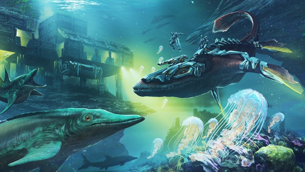 Ark: Survival Evolved's official artwork for Tek Tier technology