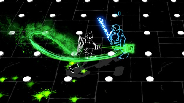 Brutal gameplay screenshot featuring a 1v1 duel