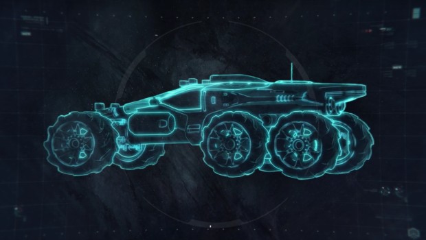 Mass Effect: Andromeda Nomad rover schematics