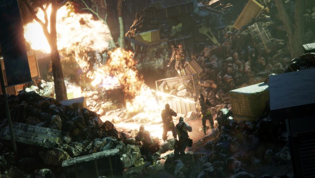 The Division screenshot of a flamethrower crew