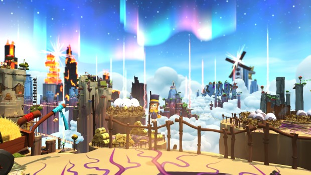 A Hat in Time screenshot of the giant Alpine Skyline map