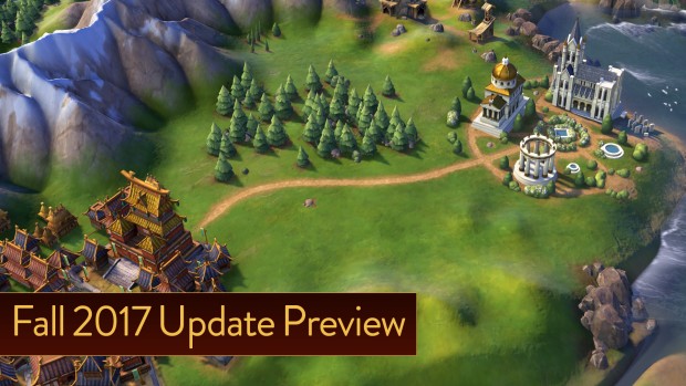 Civilization VI's screenshot of the Fall 2017 Update preview