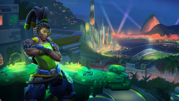 Lucio from Heroes of the Storm and Overwatch crossover