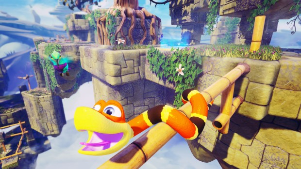 Snake Pass screenshot from the Air Realm