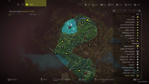 Sniper Ghost Warrior 3 open beta world map screenshot