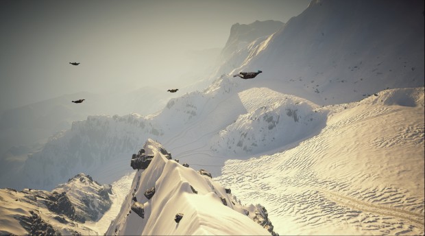 Steep Alaska update gliding through a canyon screenshot
