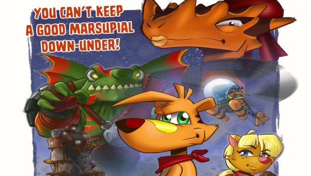 TY the Tasmanian Tiger 2: Bush Rescue official poster artwork