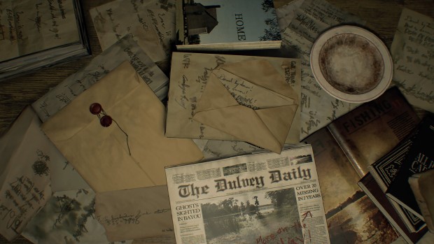 Resident Evil 7 newspapers from the game