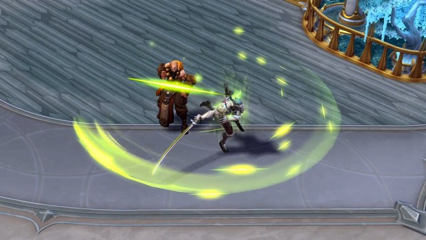 Heroes of the Storm Genji using his Dragonblade