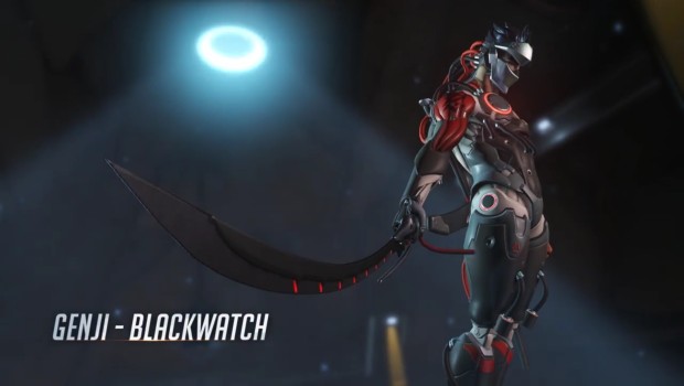 Blackwatch Genji from the Overwatch Uprising update