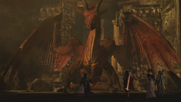 Dragon's Dogma screenshot of the great Dragon