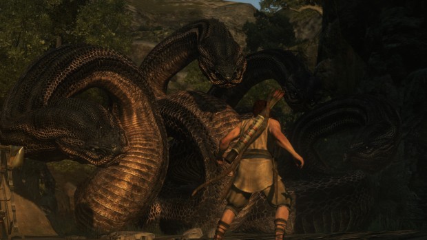 Dragon's Dogma screenshot of the Hydra fight