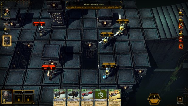 Warhammer 40k: Space Wolf survival mode layout with pits in the middle