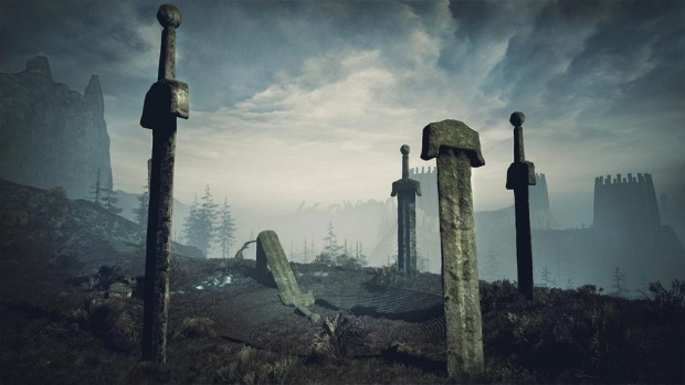 Conan Exiles screenshot of giant swords
