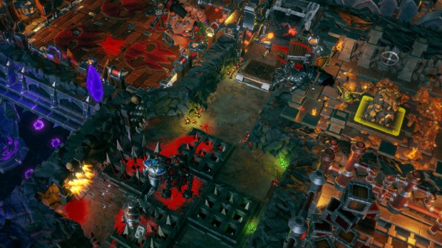 Dungeons 3 screenshot of a massive trap-filled dungeon