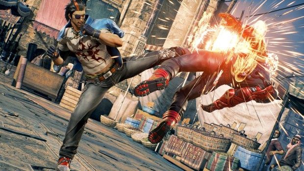 Tekken 7 screenshot of a kick to the face