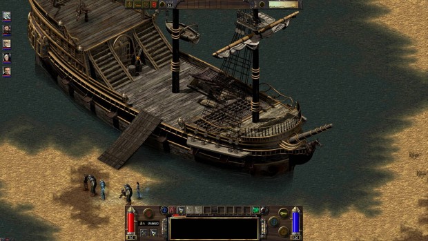 Arcanum high resolution patch screenshot of a boat