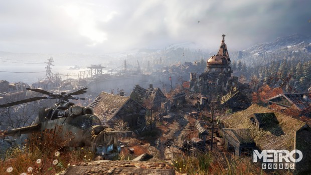 Metro Exodus screenshot of the outside world and its scenery